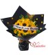 Ramo personalizado de girasoles