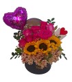 copy of Box con rosas y girasol