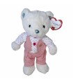 Peluche Osito con traje rosa