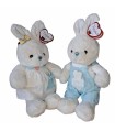 Pareja de Conejos de Peluche