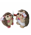 Pareja de peluches Erizos